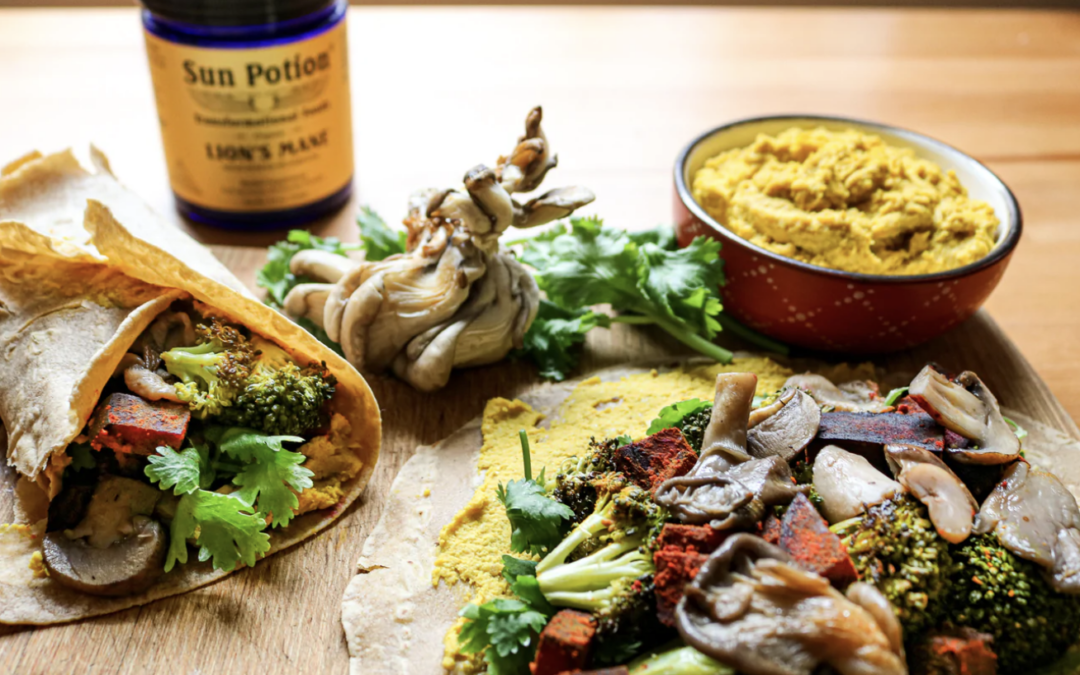 WRAPS DE LENTEJA LION’S MANE